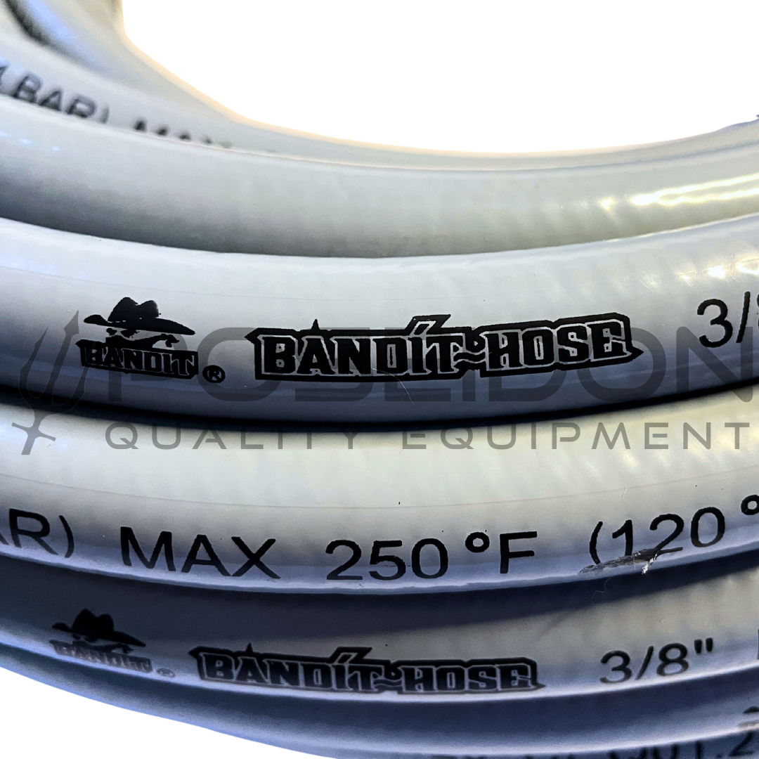 Bandit Hose 3/8" x 100' 6000 PSI High Pressure Hose, Smooth