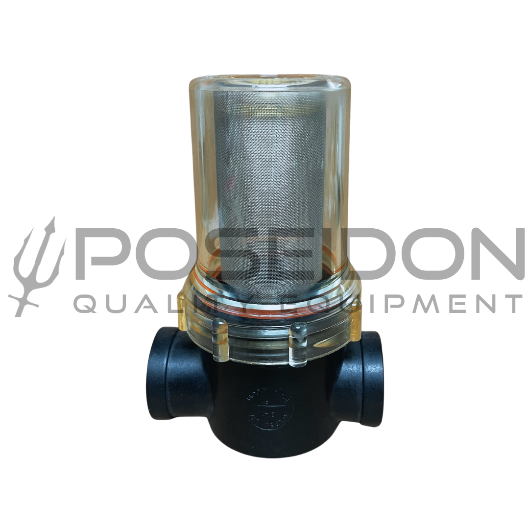 Clear Bowl Water Filter | 3/4 inch 40 Mesh