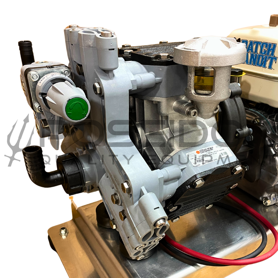 Comet P40 Gas Roof Pump on Bandit Skid Electric Start | 11.4GPM 290PSI