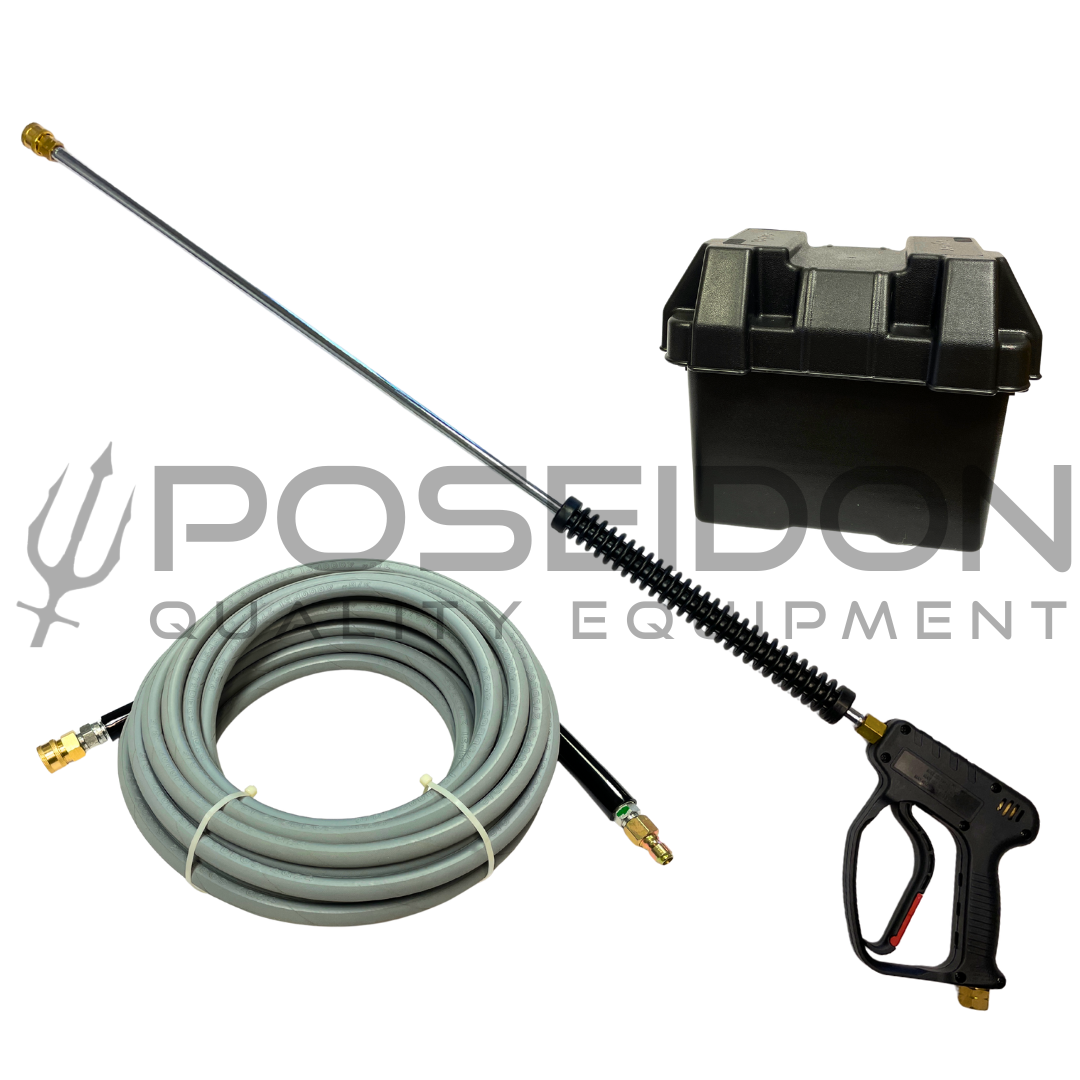 5.5 GPM 3000PSI Pressure Washer Pull Start Bandit Skid | Honda X390 Belt Drive