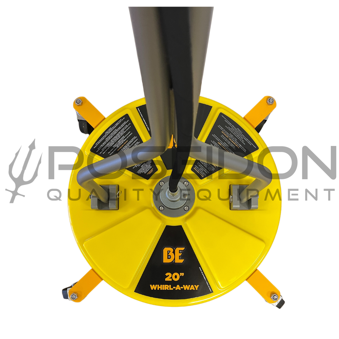 Whirl-A-Way Surface Cleaner with Casters, 20 inch