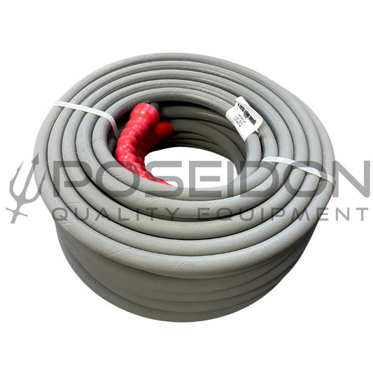 3/8" x 100' 6000PSI High Pressure Hose, Gray