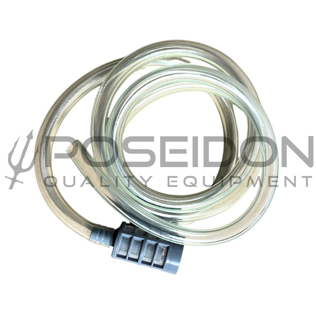4' Clear Vinyl Hose w/Detergent Filter