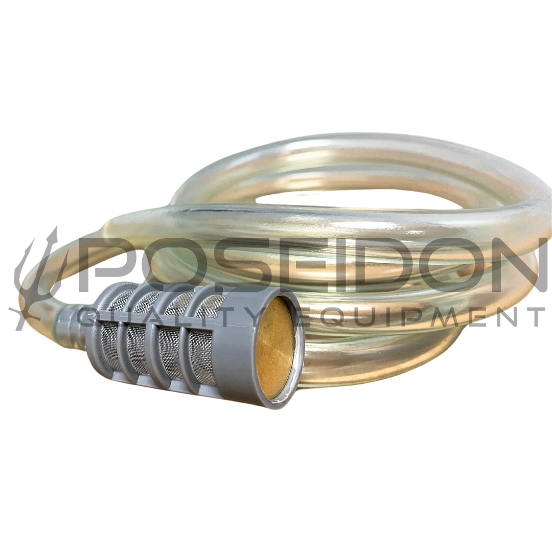 4' Clear Vinyl Hose w/Detergent Filter