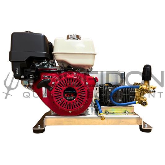 5.5 GPM 3000PSI Pressure Washer Pull Start Bandit Skid | Honda X390 Belt Drive