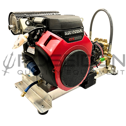 8.0 GPM 3500PSI Pressure Washer Electric Start Bandit Skid | Honda GX690 Belt Drive