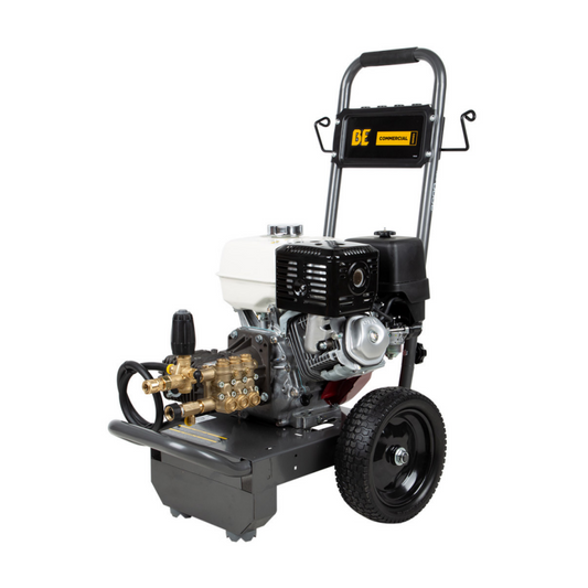 BE B3013HCS Portable Gas Pressure Washer | 5.1 GPM, 3,000 PSI, Honda GX390