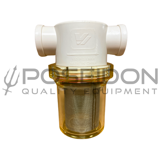 Clear Bowl Water Filter | 1 inch 40 Mesh