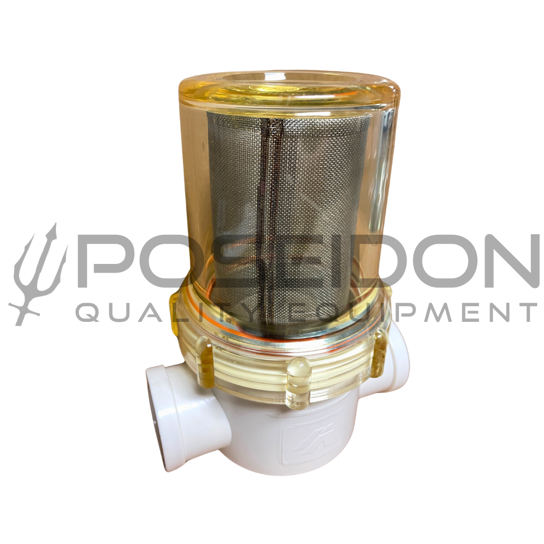Clear Bowl Water Filter | 1 inch 40 Mesh