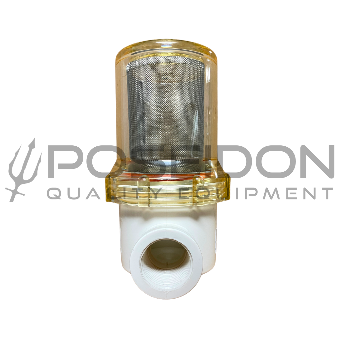 Clear Bowl Water Filter | 1 inch 40 Mesh