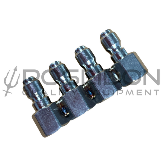 JROD Holder 4 Way S.S. for 1/4" Nozzles