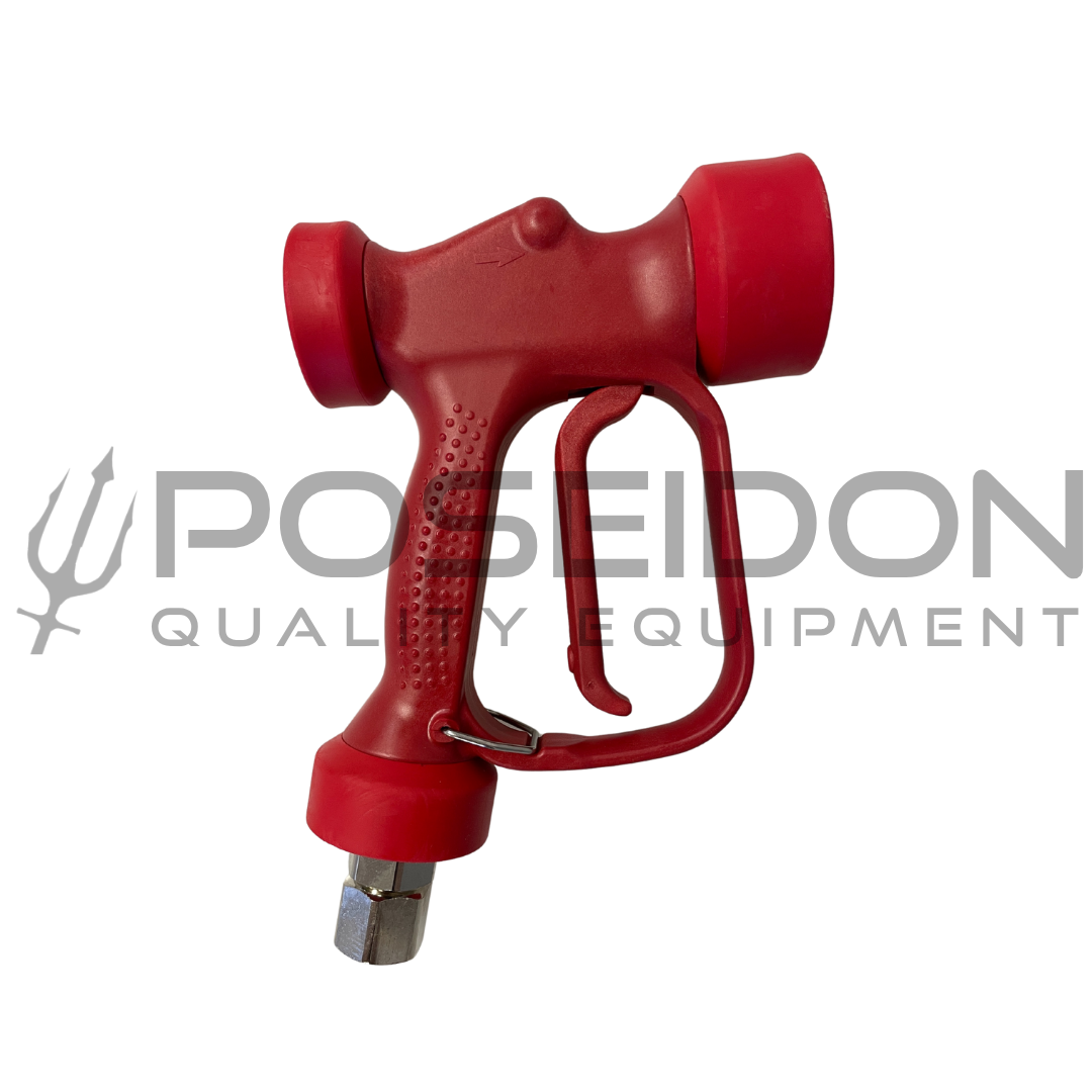 PA Washdown Gun S/S Red | 16 GPM 350 PSI