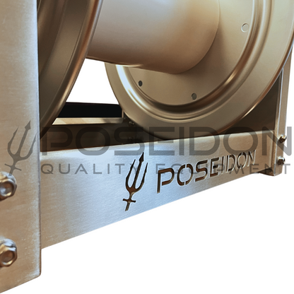 Poseidon 12" Aluminum Hose Reel SS Manifold 300ft