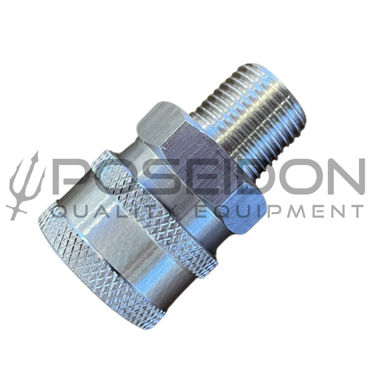 Quick Connect Socket 3/8" MNPT Stainless Steel