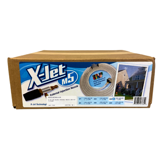 X-Jet M5 Adjustable Nozzle Kit #20 | 7 GPM - 8 GPM