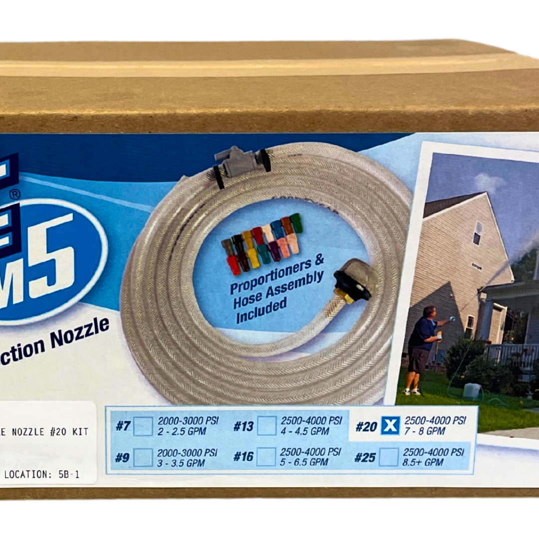 X-Jet M5 Adjustable Nozzle Kit #20 | 7 GPM - 8 GPM